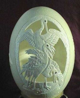 卵彫刻