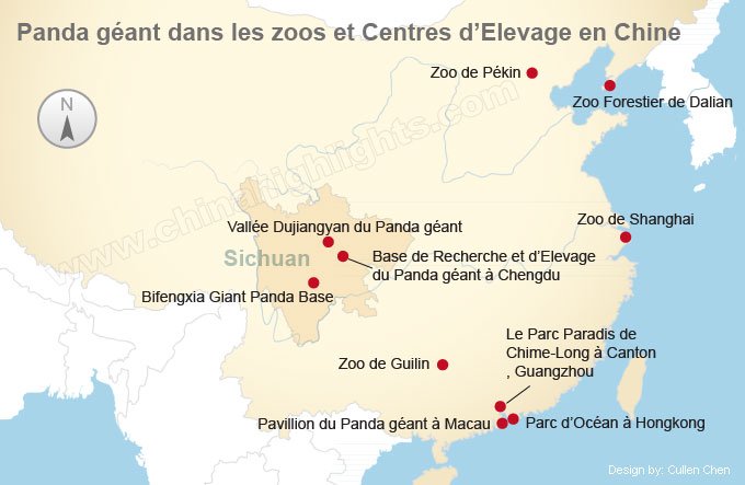 Tops Endroits De La Chine Pour Voir Pandas Geants Habitat De Panda En Chine Voyages Chine