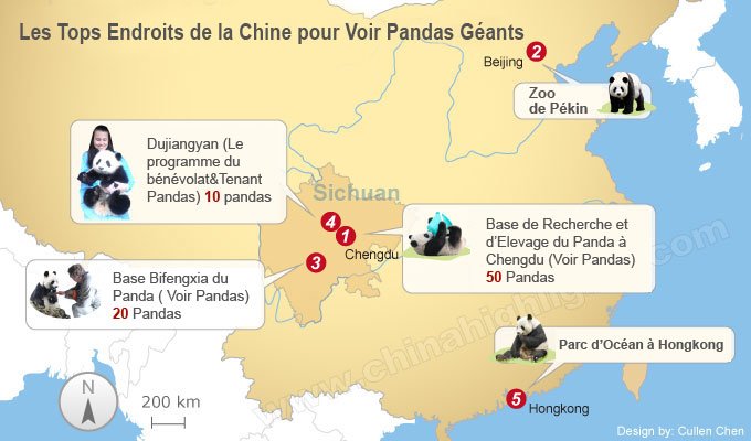 Tops Endroits De La Chine Pour Voir Pandas Geants Habitat De Panda En Chine Voyages Chine