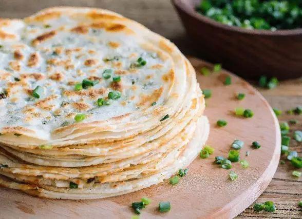 餃子の皮アレンジ ネギパンケーキ